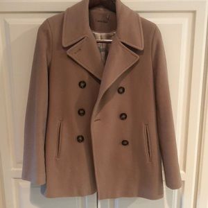 Calvin Klein double breasted camel  coat.